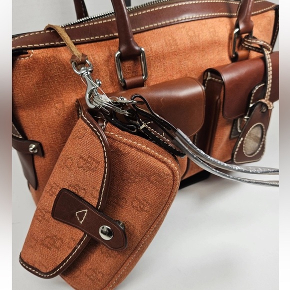 Dooney & Bourke Brown and Tan Shoulder Bag - Picture 15 of 16